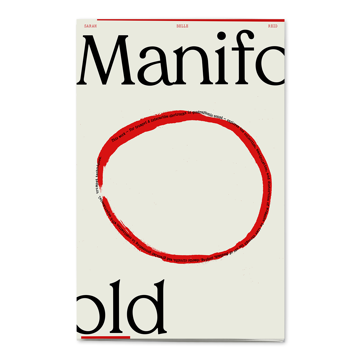 Sarah Belle Reid - Manifold - Limited Edition Zine + Digital Download